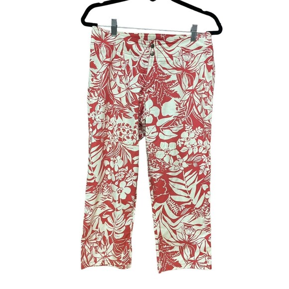 Abercrombie And Fitch Hawaiian Capri Pants Women’s Size 4 - Picture 1 of 13